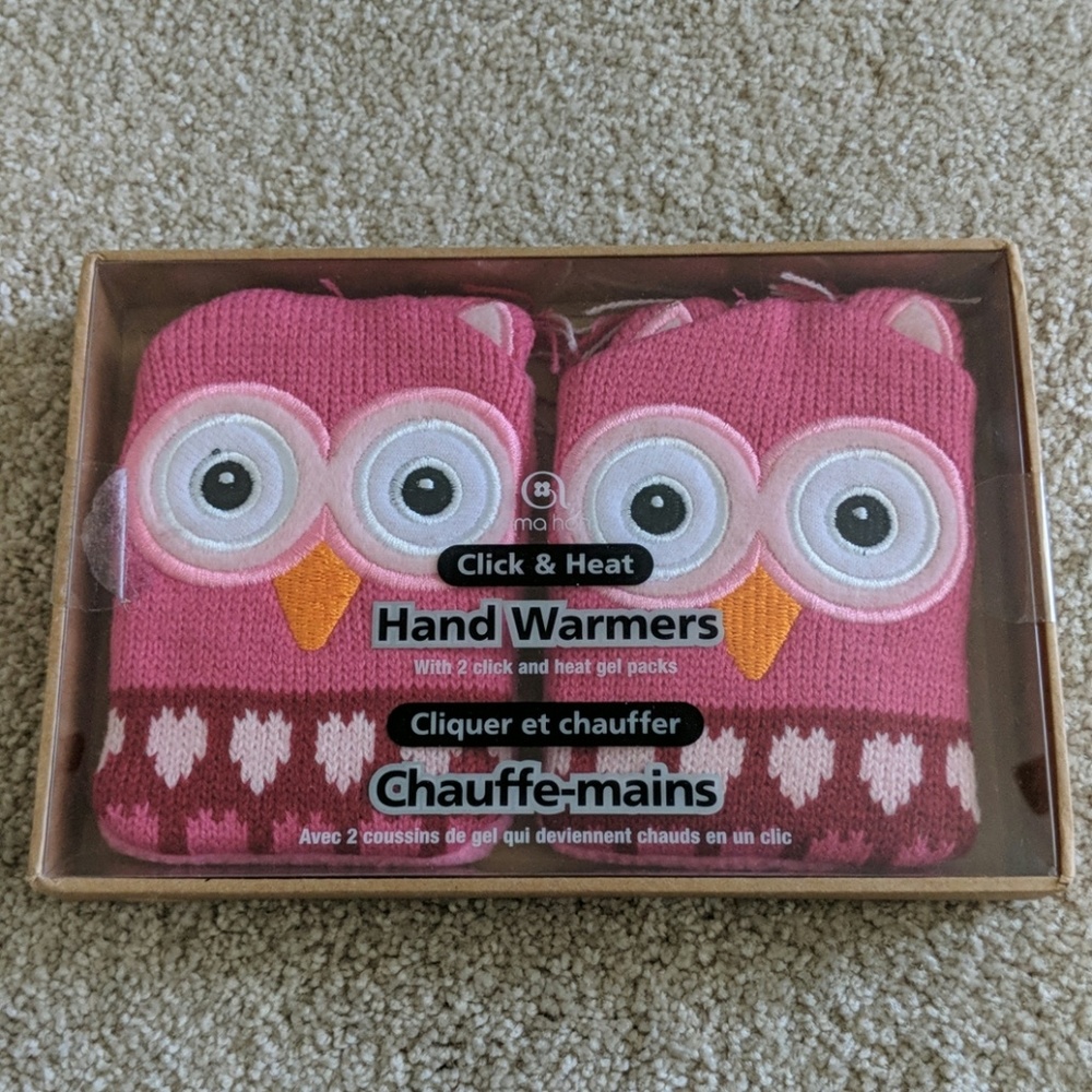 Click and heat hand warmers